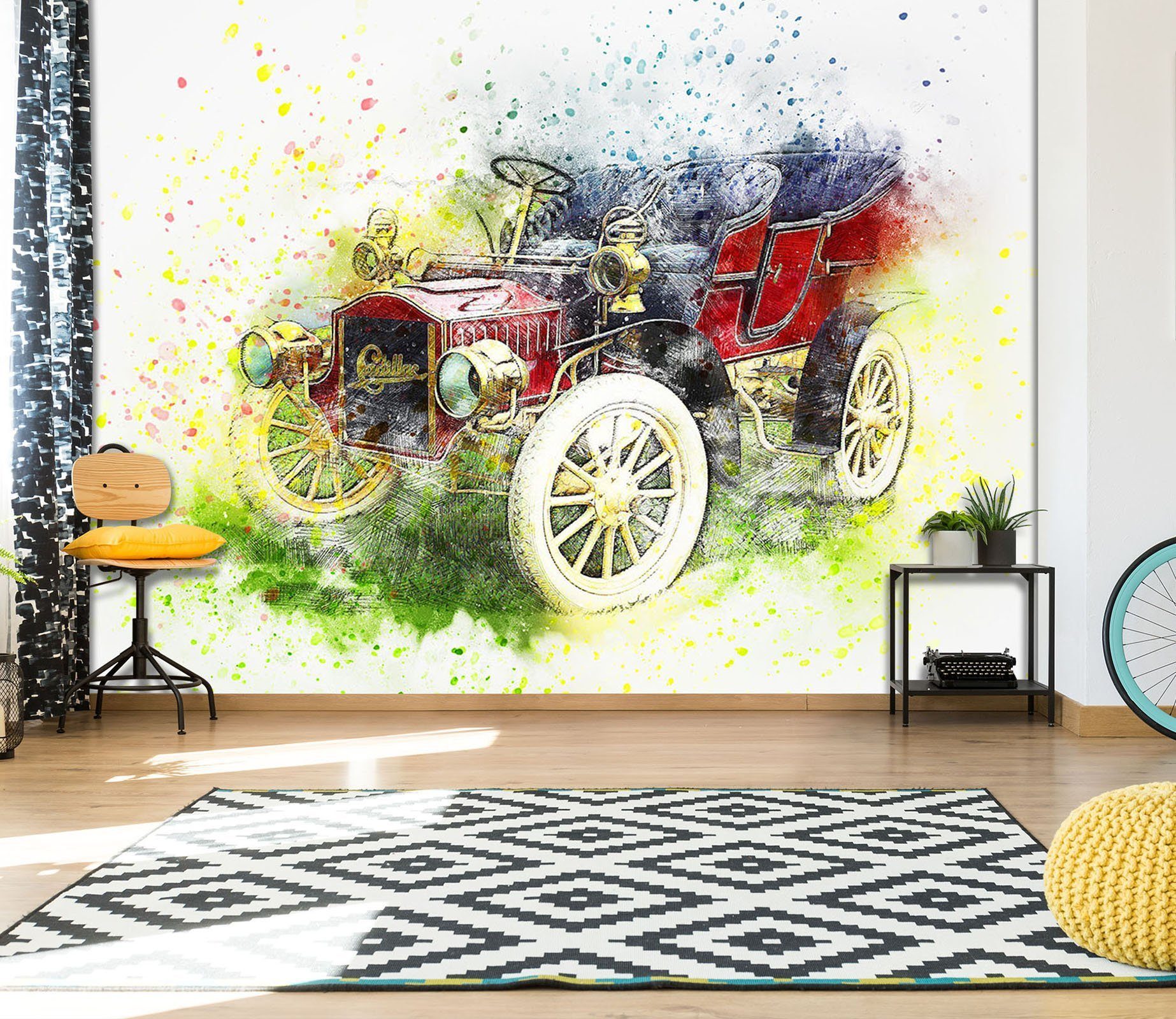 3D Carriage 953 Vehicle Wall Murals Wallpaper AJ Wallpaper 2 
