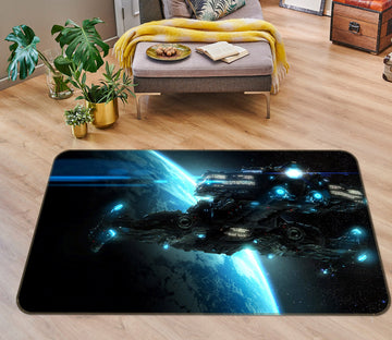 3D Earth Spacecraft 38238 Vehicle Non Slip Rug Mat