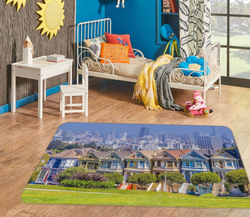 3D Steppe Village 1147 Marco Carmassi Rug Non Slip Rug Mat Mat AJ Creativity Home 