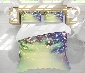 3D Branches Light Spot 51102 Christmas Quilt Duvet Cover Xmas Bed Pillowcases