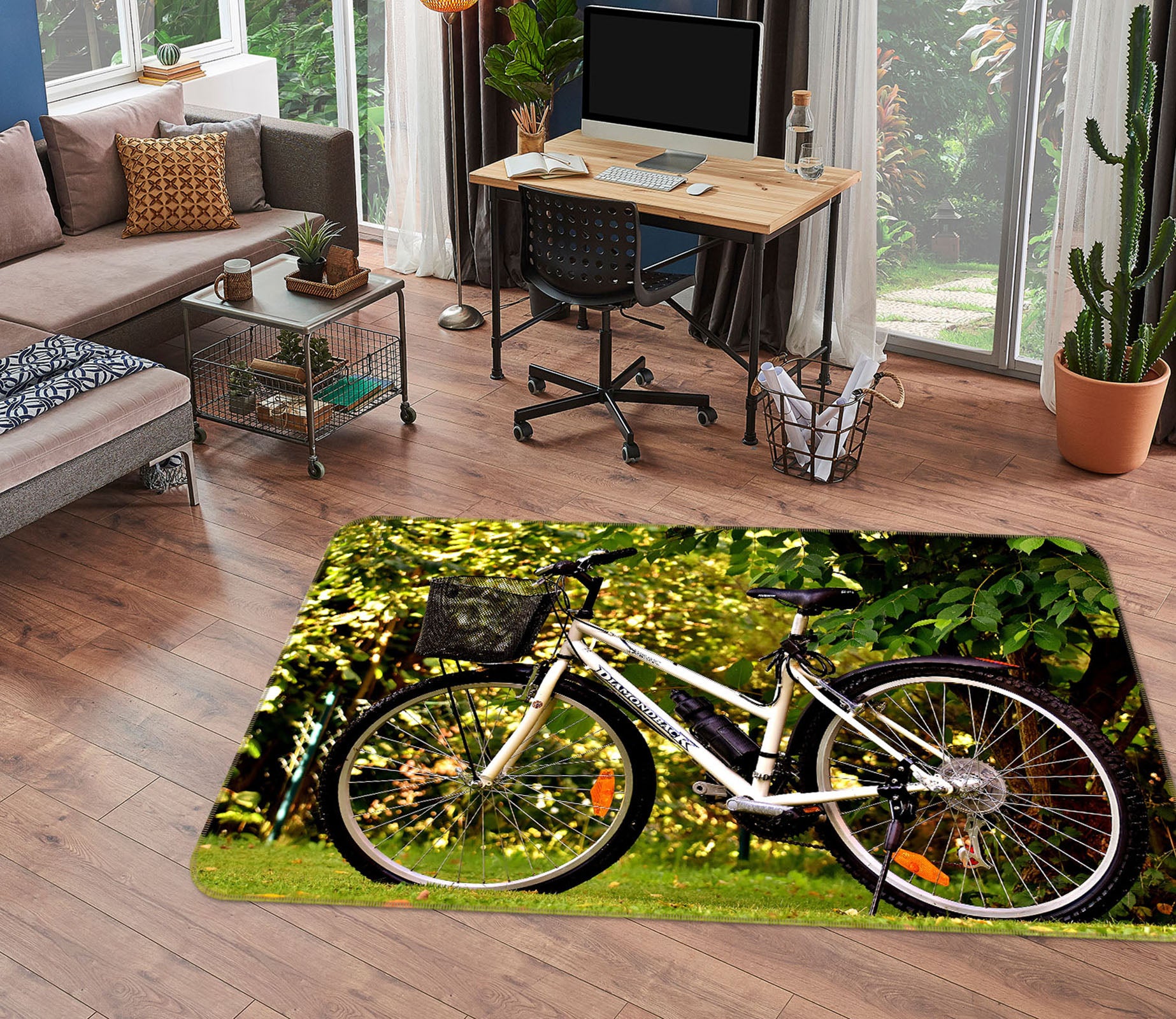 3D Bicycle 38201 Vehicle Non Slip Rug Mat