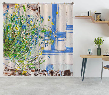3D Flower Painting 2430 Skromova Marina Curtain Curtains Drapes