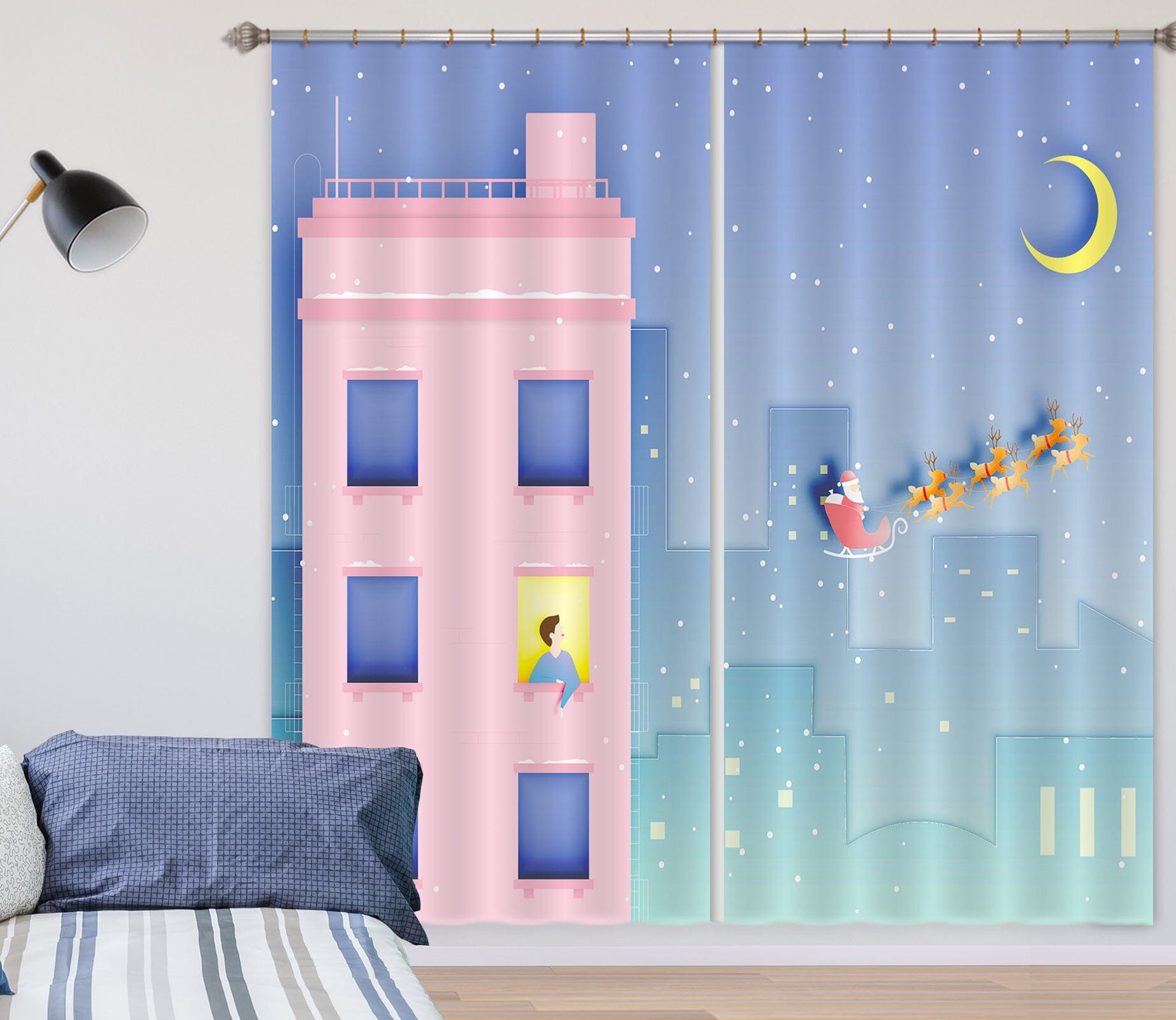 3D Pink House 793 Curtains Drapes Wallpaper AJ Wallpaper 