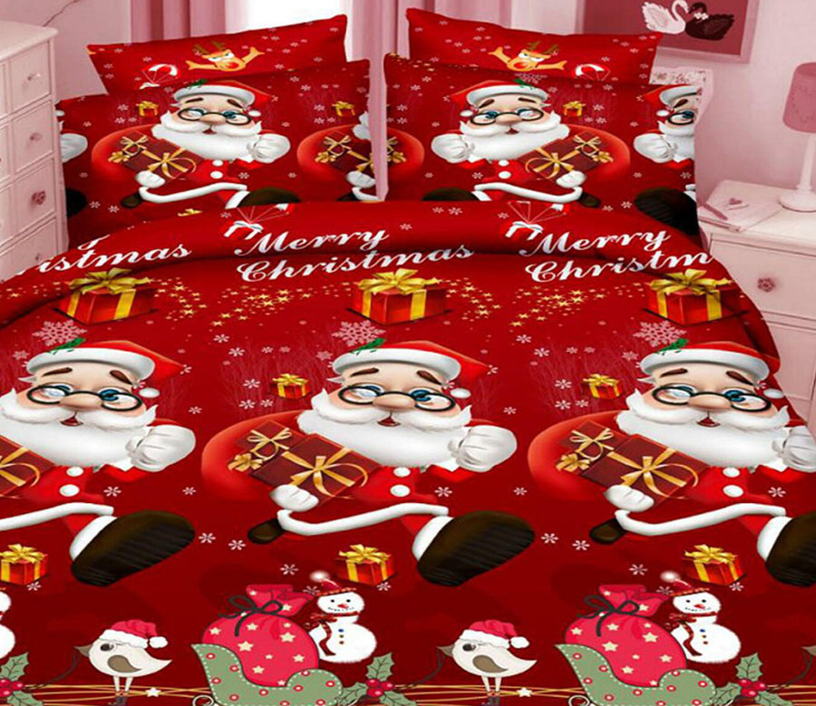 3D Santa Claus 46081 Christmas Quilt Duvet Cover Xmas Bed Pillowcases