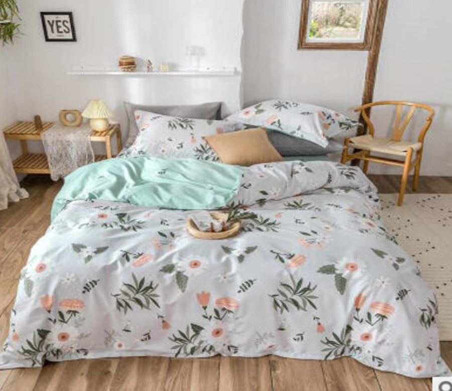 3D Flowers 13190 Bed Pillowcases Quilt