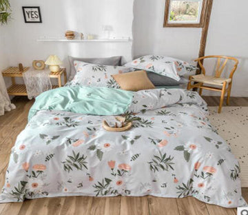 3D Flowers 13190 Bed Pillowcases Quilt
