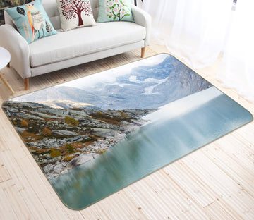 3D Mountain Lake 29179 Non Slip Rug Mat