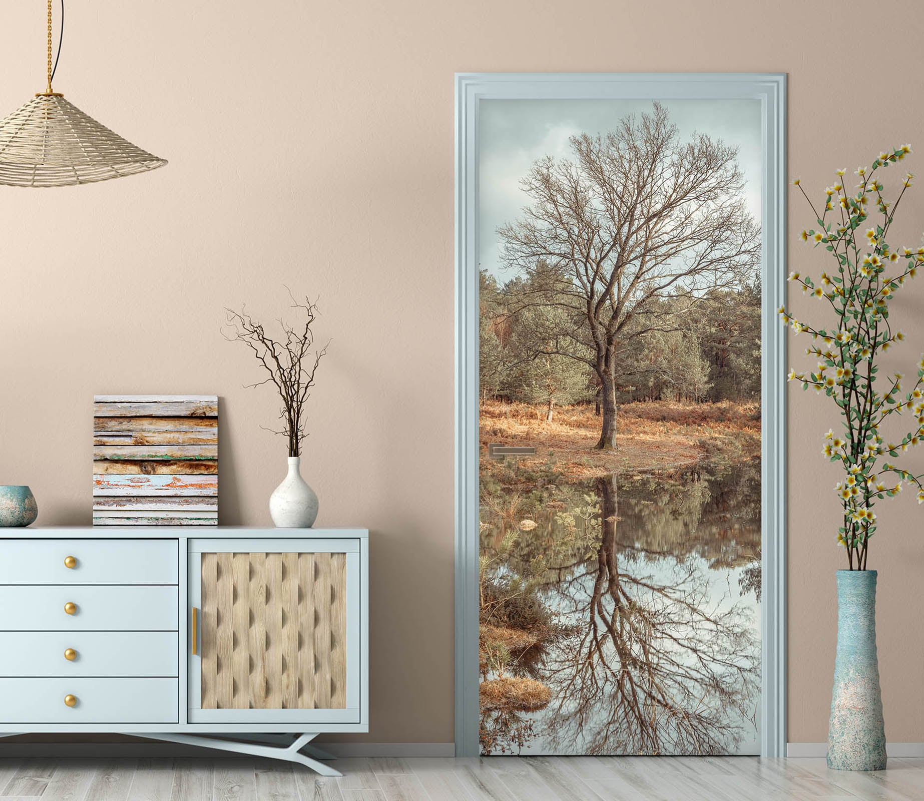 3D Forest Creek 5133 Assaf Frank Door Mural