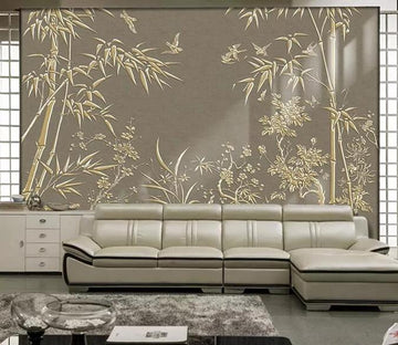 3D Bamboo Forest 1273 Wall Murals Wallpaper AJ Wallpaper 2 