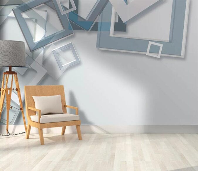 3D White Square 3068 Wall Murals Wallpaper AJ Wallpaper 2 