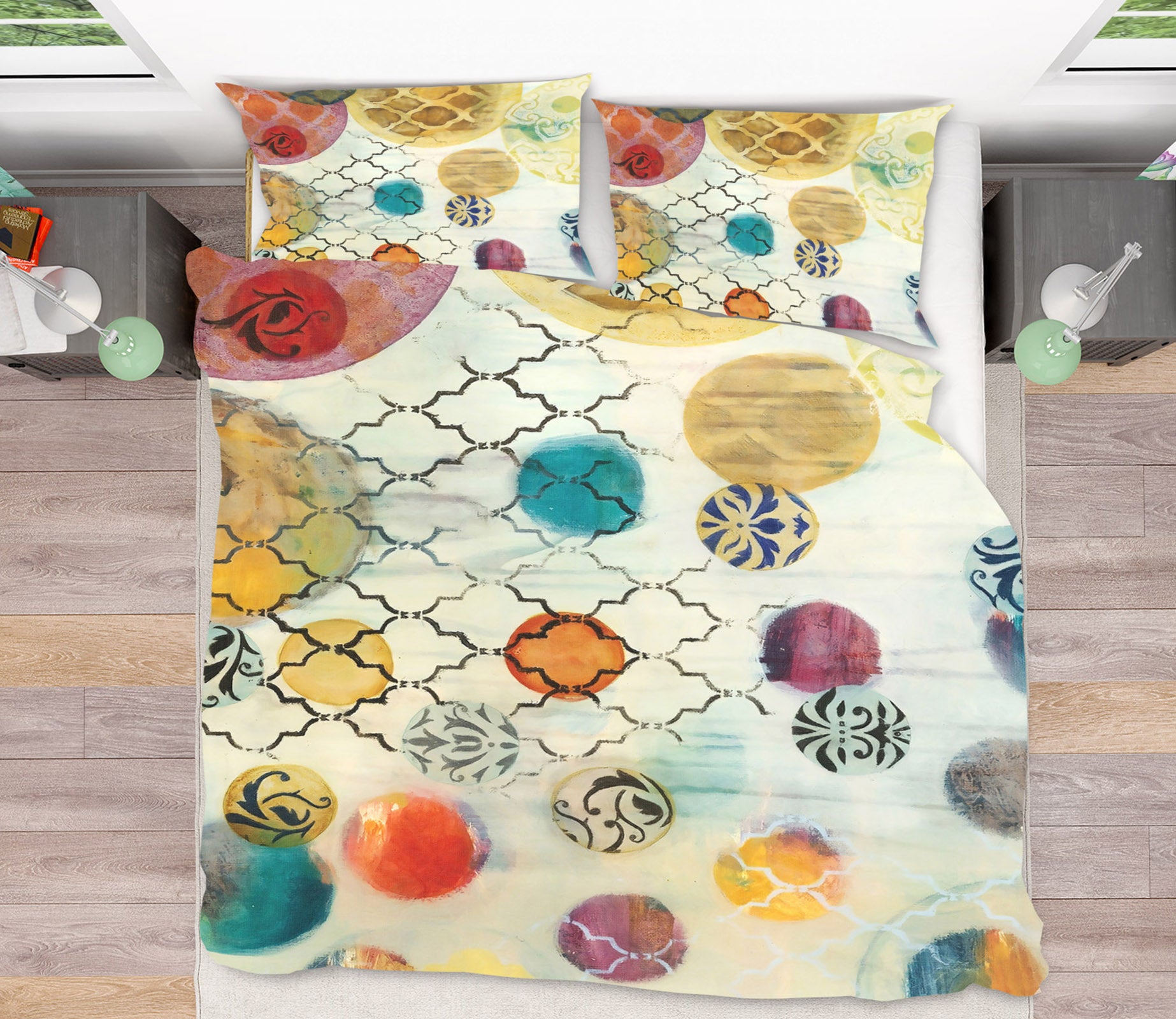 3D Colorful Ball 12163 Bed Pillowcases Quilt