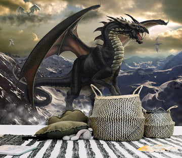 3D Dragon 4200 Tom Wood Wall Mural Wall Murals