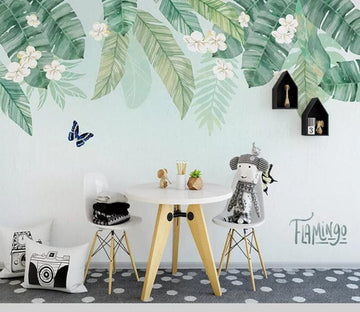 3D Green Leaf 1871 Wall Murals Wallpaper AJ Wallpaper 2 