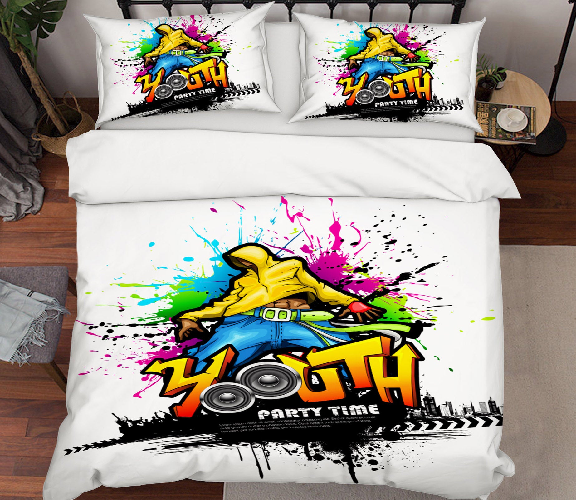 3D Watercolor 14205 Bed Pillowcases Quilt