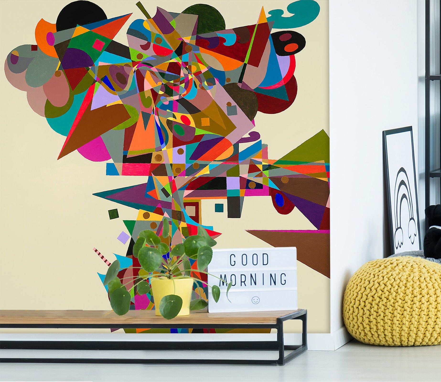 3D Color Pattern 254 Allan P. Friedlander Wall Mural Wall Murals Wallpaper AJ Wallpaper 2 