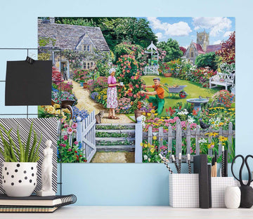 3D Tending A Cottage Garden 066 Trevor Mitchell Wall Sticker Wallpaper AJ Wallpaper 2 