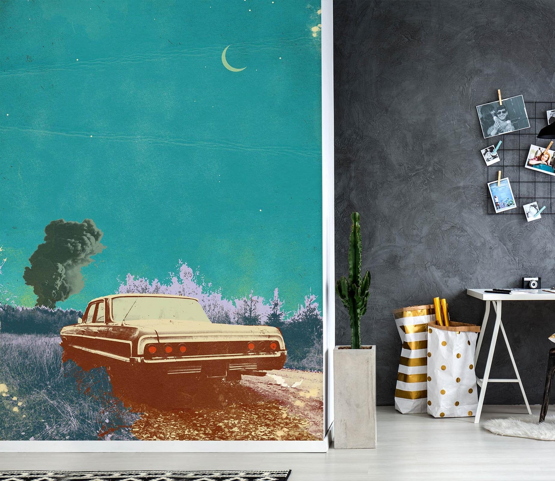 3D Evening Explosion 1402 Showdeer Wall Mural Wall Murals Wallpaper AJ Wallpaper 2 