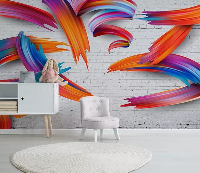 3D Colored Feathers 1736 Wall Murals Wallpaper AJ Wallpaper 2 