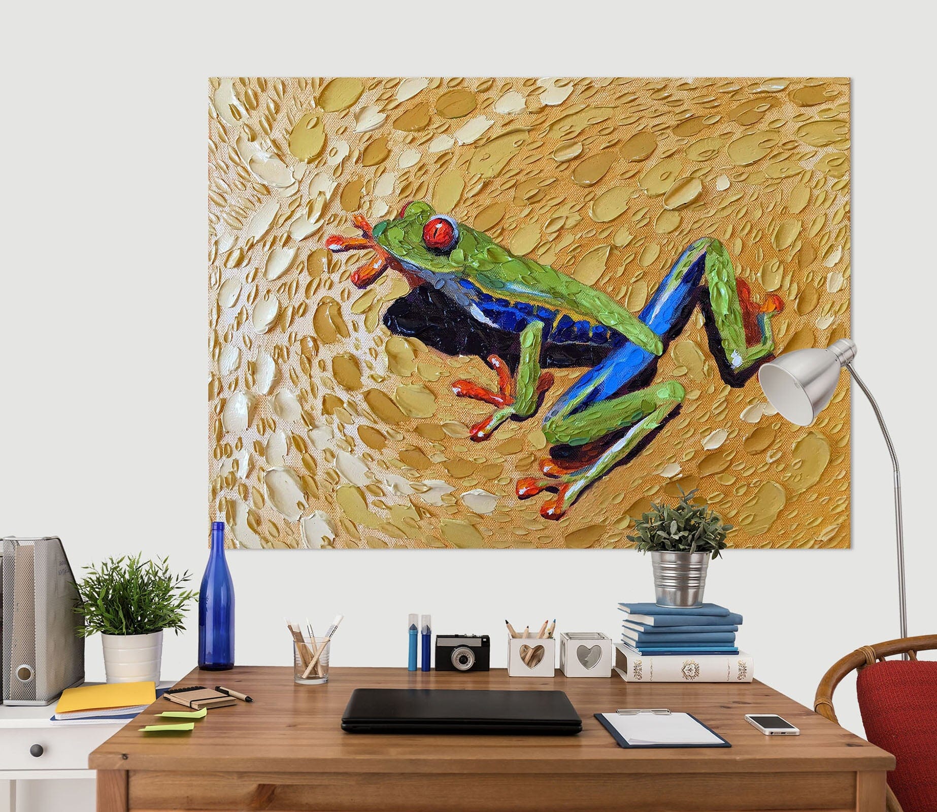 3D Toadly Awesome Frog 035 Dena Tollefson Wall Sticker Wallpaper AJ Wallpaper 2 