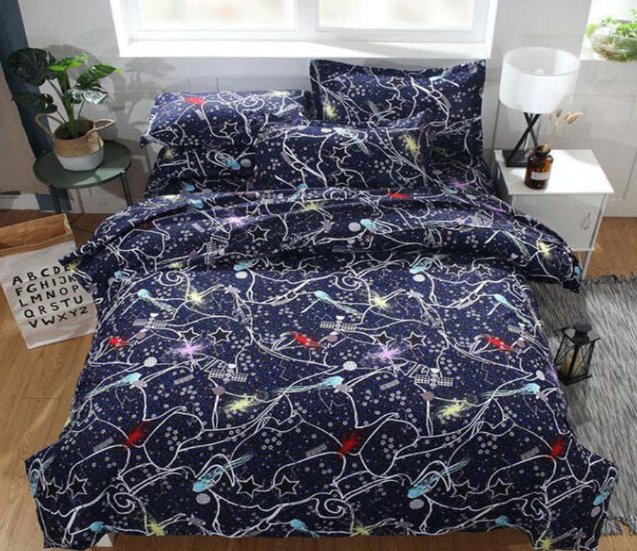 3D Line Colored Dots 2123 Bed Pillowcases Quilt