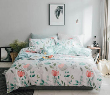 3D Flower Bush 20304 Bed Pillowcases Quilt