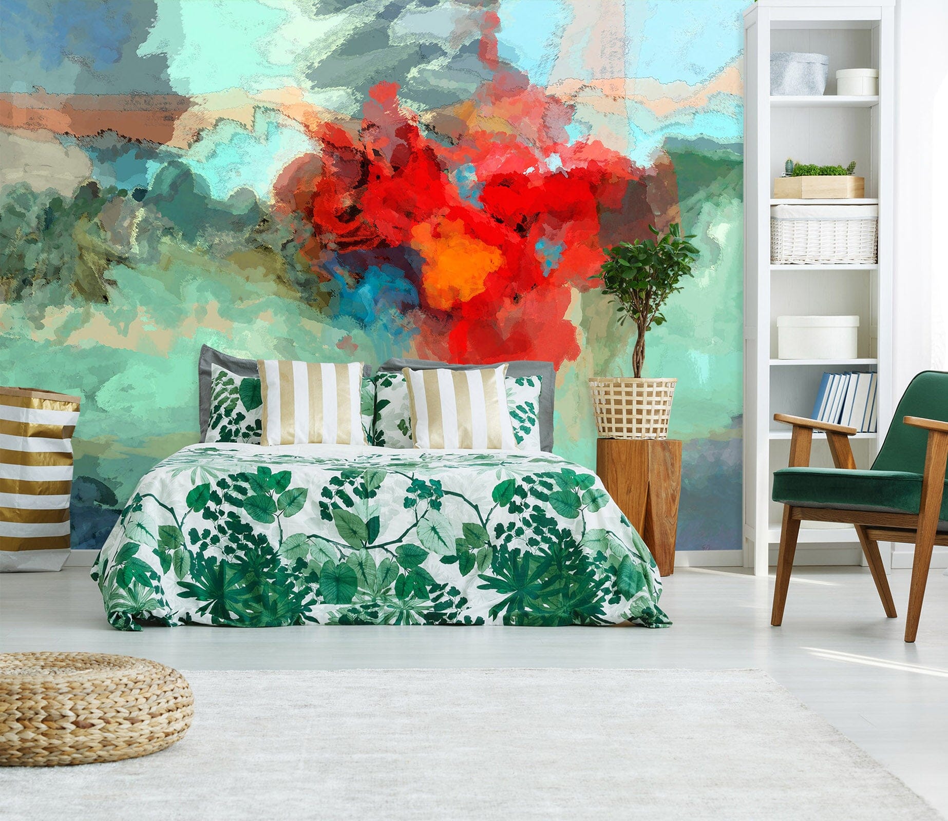 3D Red Graffiti 1542 Michael Tienhaara Wall Mural Wall Murals Wallpaper AJ Wallpaper 2 