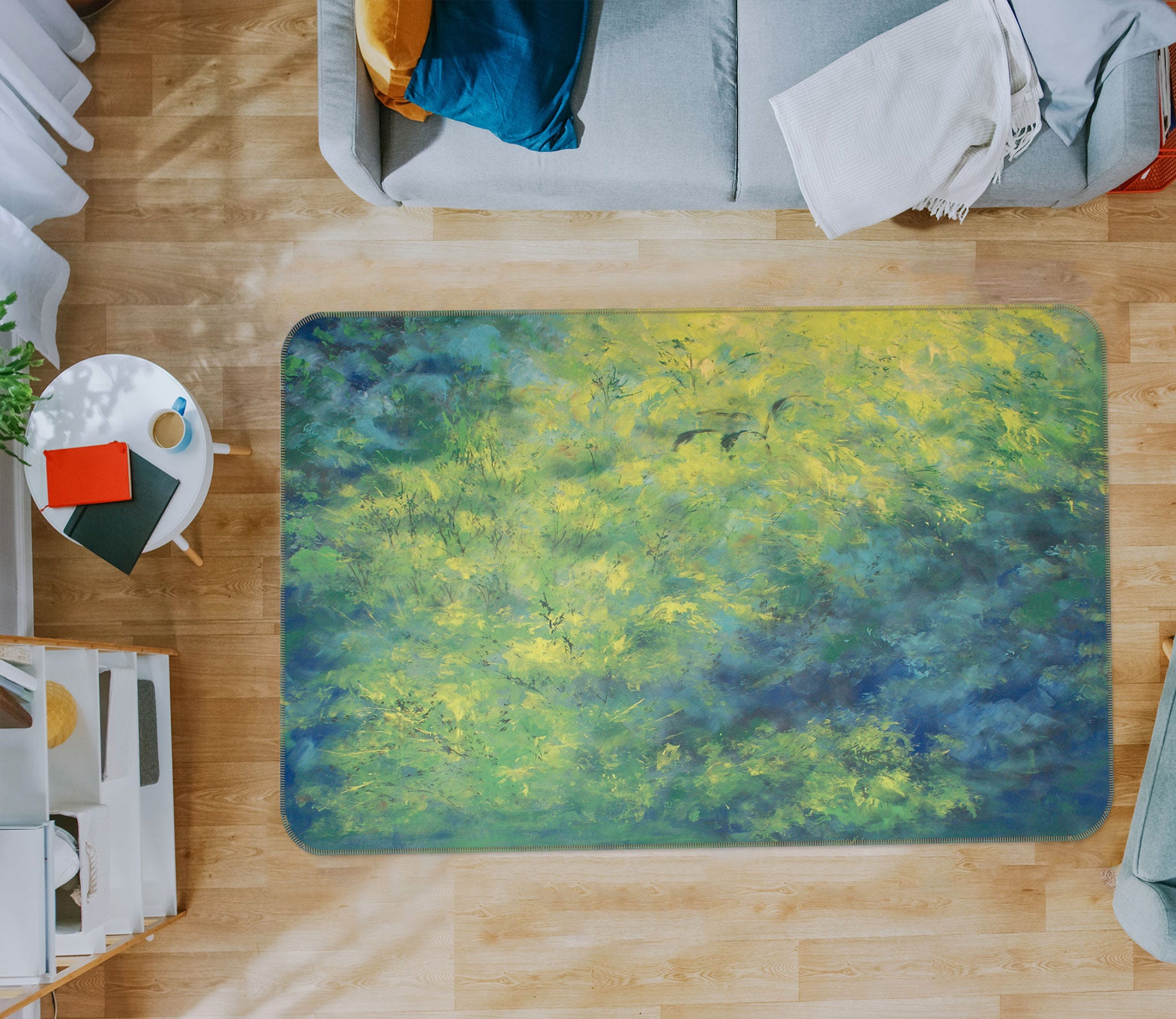 3D Foliage 75203 Non Slip Rug Mat
