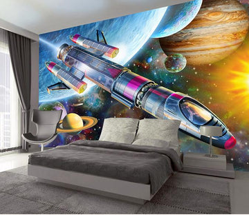 3D Rocket Launch 857 Wall Murals Wallpaper AJ Wallpaper 2 