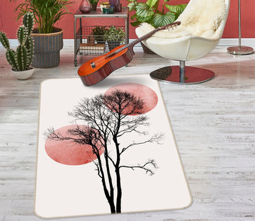 3D Pink Moon Pattern 1113 Boris Draschoff Rug Non Slip Rug Mat Mat AJ Creativity Home 