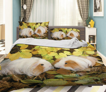 3D Supple Dog Hair 1904 Bed Pillowcases Quilt Quiet Covers AJ Creativity Home 