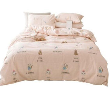 3D Little Animals 20203 Bed Pillowcases Quilt