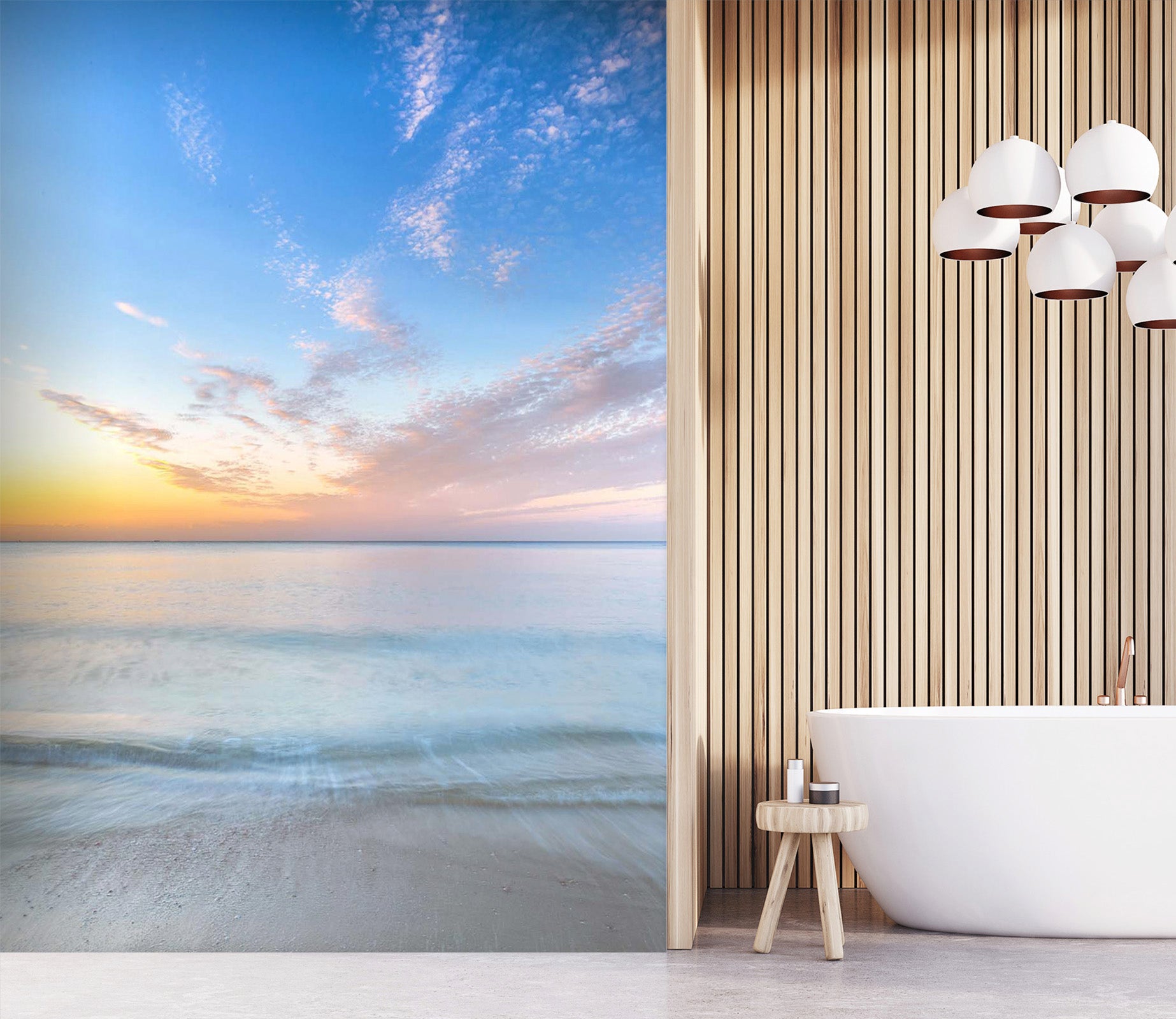 3D Sunset Sea 107 Assaf Frank Wall Mural Wall Murals