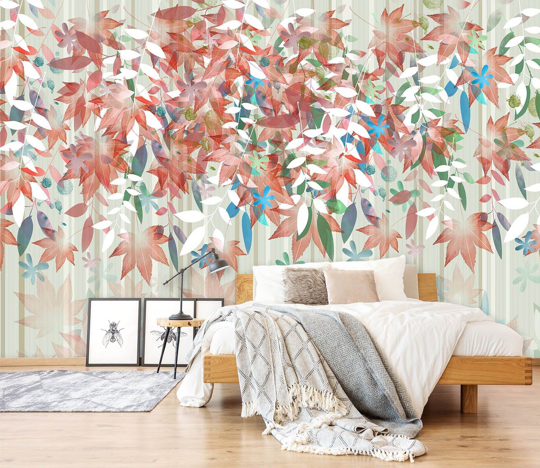 3D Red Leaf 560 Wallpaper AJ Wallpaper 2 