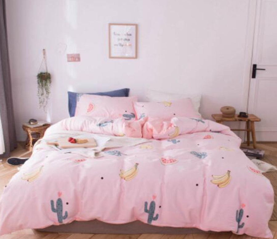 3D Powder Cactus 15166 Bed Pillowcases Quilt