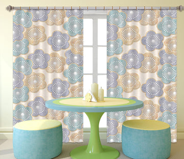 3D Flower Pattern 796 Curtains Drapes Wallpaper AJ Wallpaper 