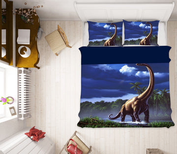 3D Brachiosaur 2113 Jerry LoFaro bedding Bed Pillowcases Quilt Quiet Covers AJ Creativity Home 