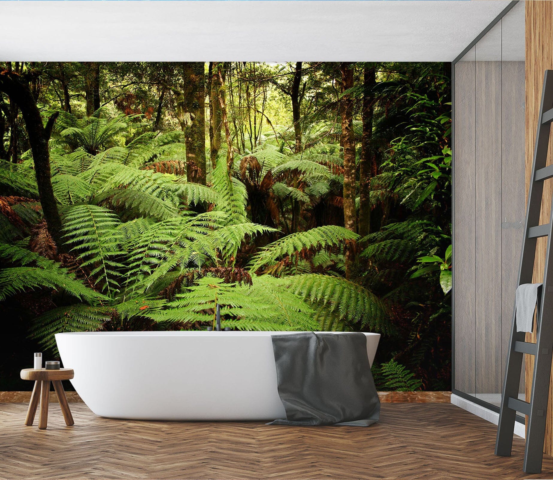 3D Tropical Rainforest 082 Wall Murals Wallpaper AJ Wallpaper 2 
