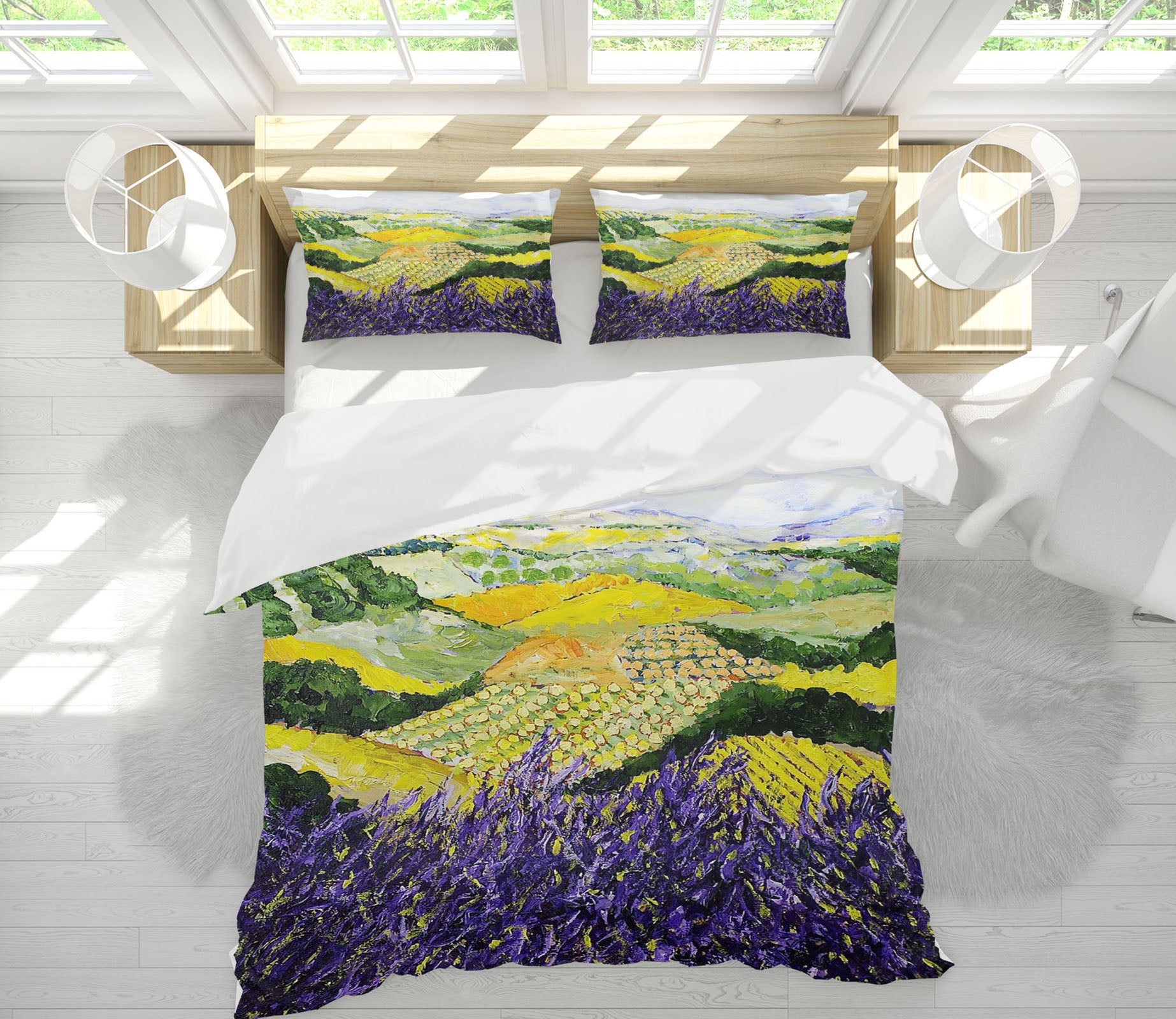 3D Violet Spring 1001 Allan P. Friedlander Bedding Bed Pillowcases Quilt