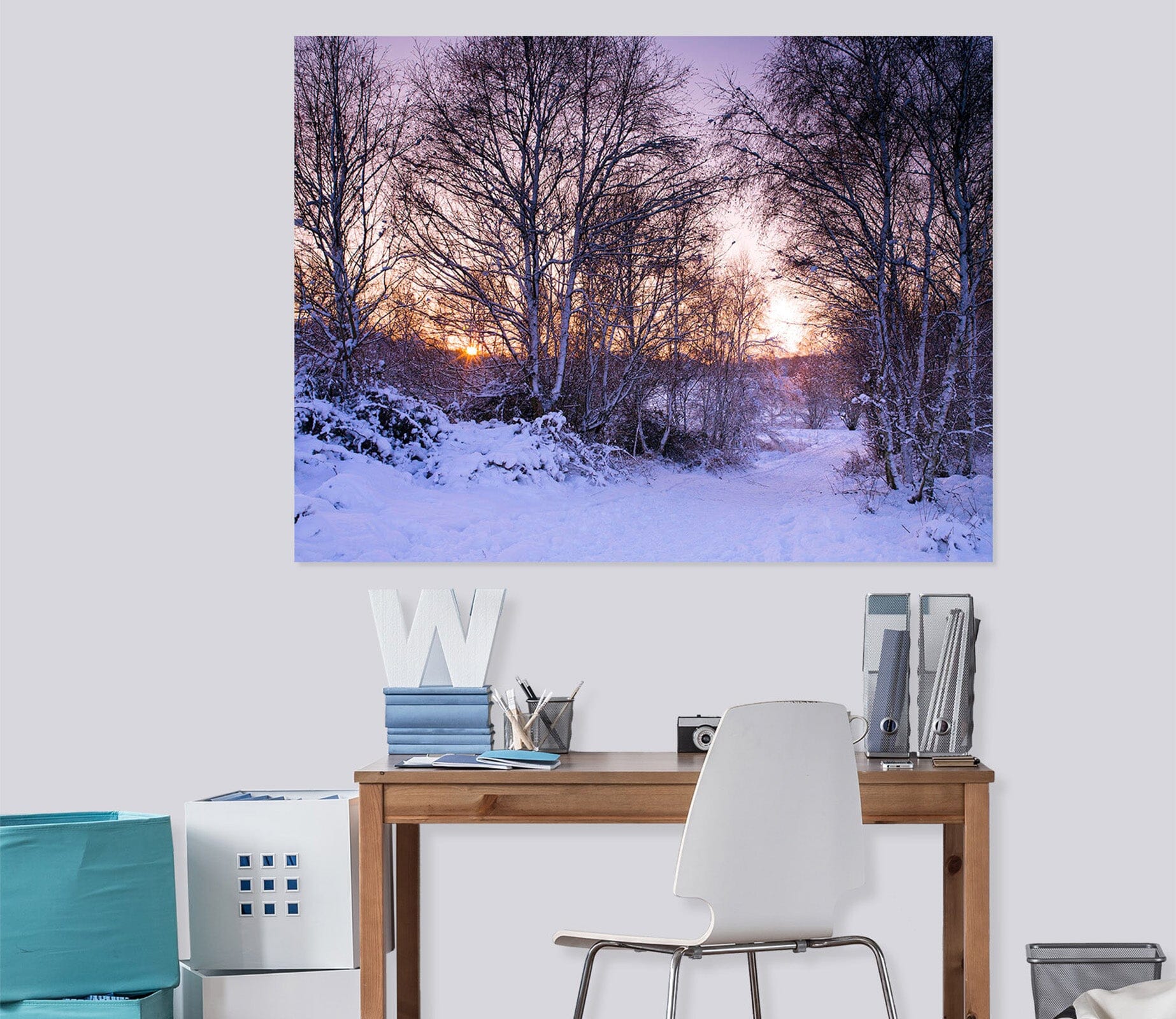 3D Snow Forest 014 Assaf Frank Wall Sticker Wallpaper AJ Wallpaper 2 