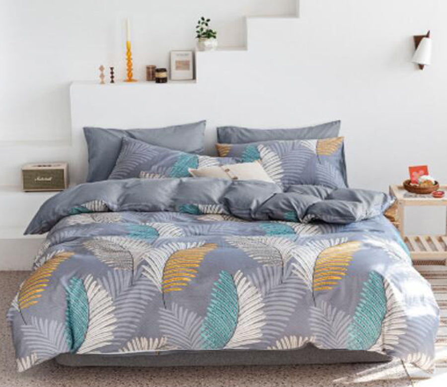 3D Leaf Pattern 14065 Bed Pillowcases Quilt