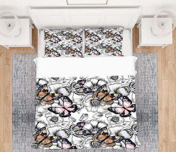 3D Butterfly 59205 Bed Pillowcases Quilt