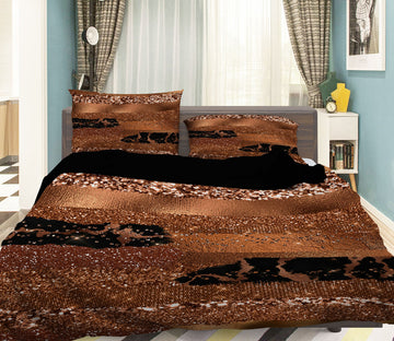 3D Brown Pattern 18144 Uta Naumann Bedding Bed Pillowcases Quilt