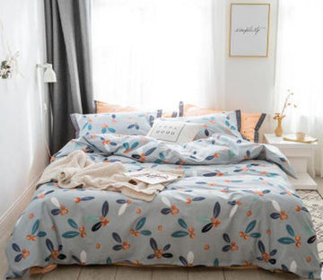 3D Leaf Fruit 18117 Bed Pillowcases Quilt
