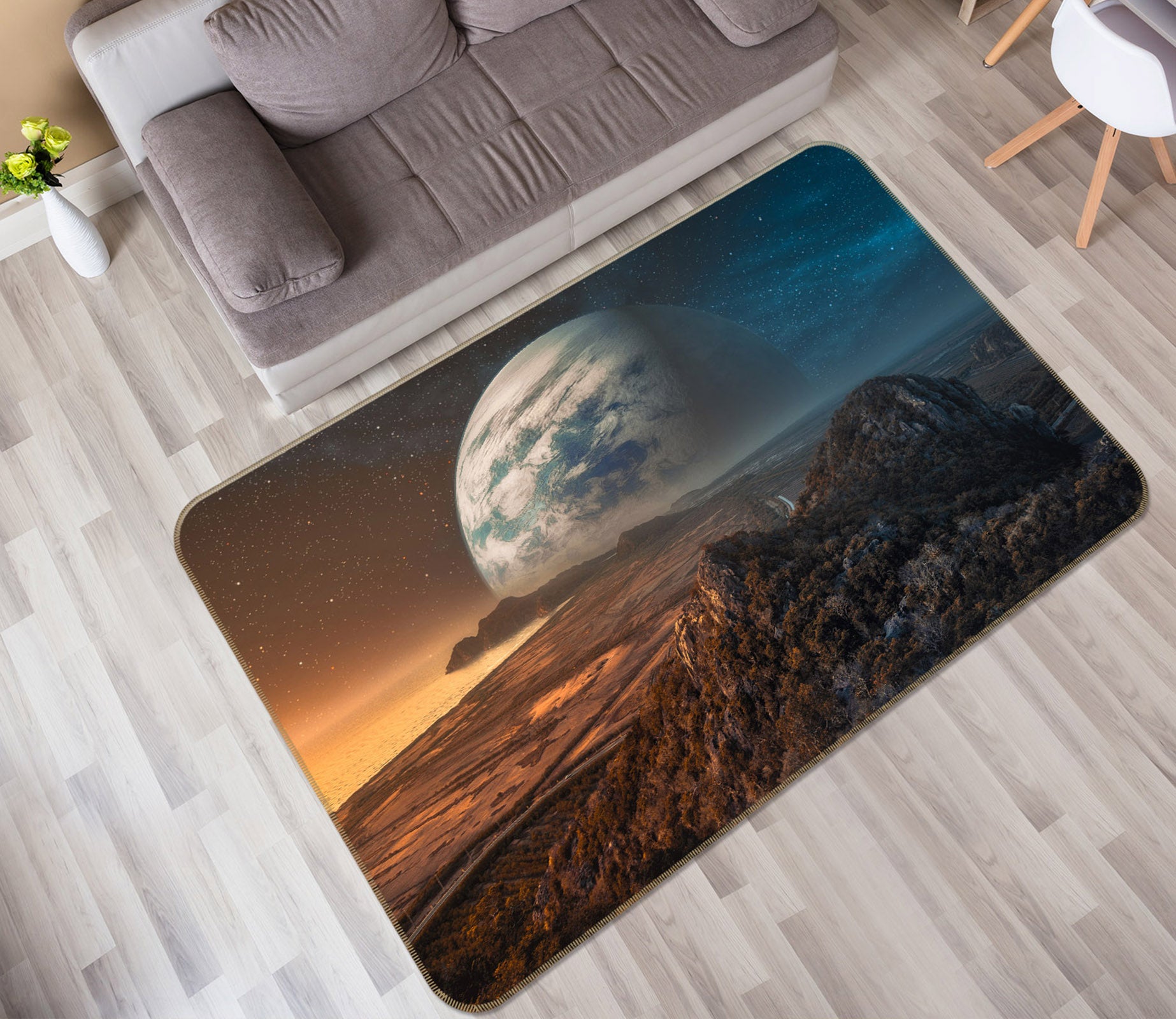 3D Planet 30149 Non Slip Rug Mat