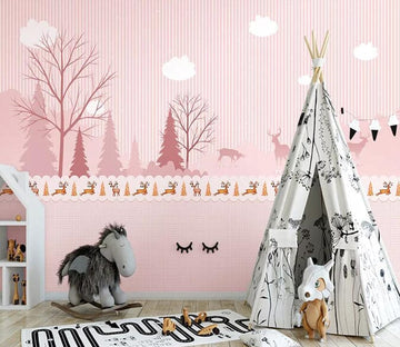 3D Pink World 2129 Wall Murals Wallpaper AJ Wallpaper 2 