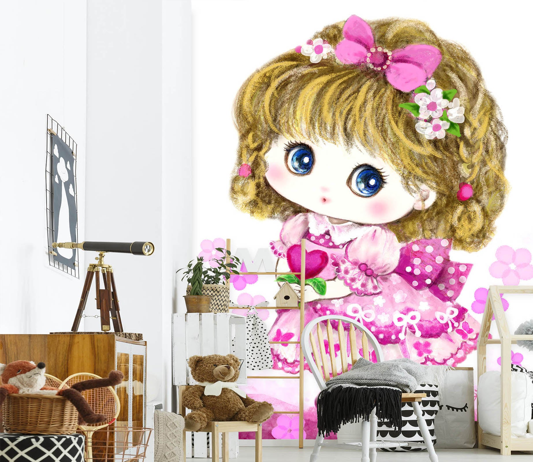3D Princess Girl 5479 Kayomi Harai Wall Mural Wall Murals