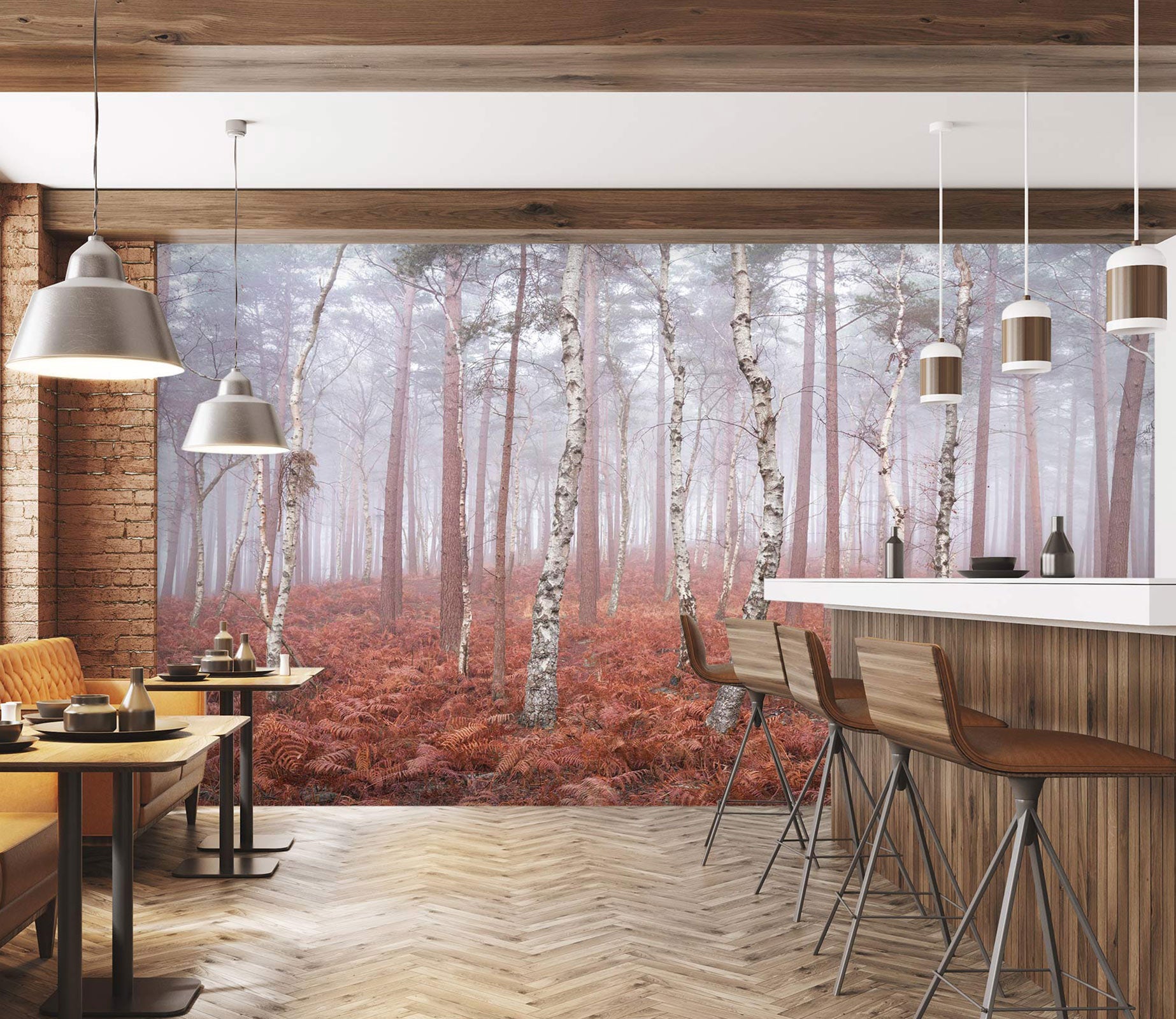 3D Trees Grass 6289 Assaf Frank Wall Mural Wall Murals