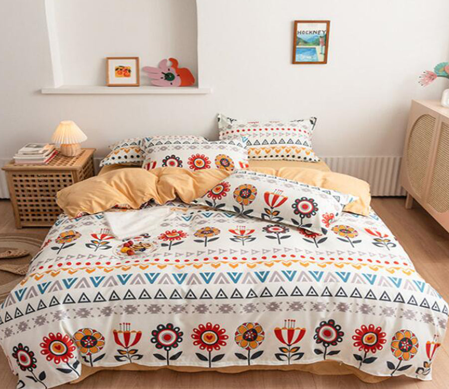 3D Flower Totem 13114 Bed Pillowcases Quilt