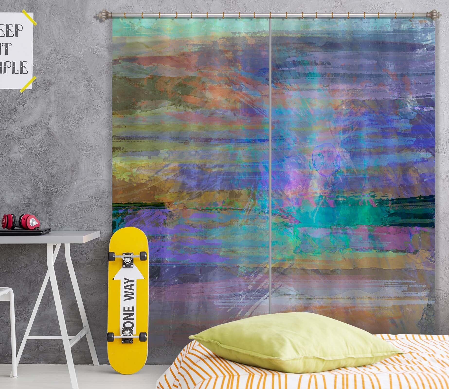3D Color Graffiti 233 Michael Tienhaara Curtain Curtains Drapes Curtains AJ Creativity Home 