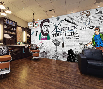 3D Hair Cutting Supplies 1458 Barber Shop Wall Murals Wallpaper AJ Wallpaper 2 